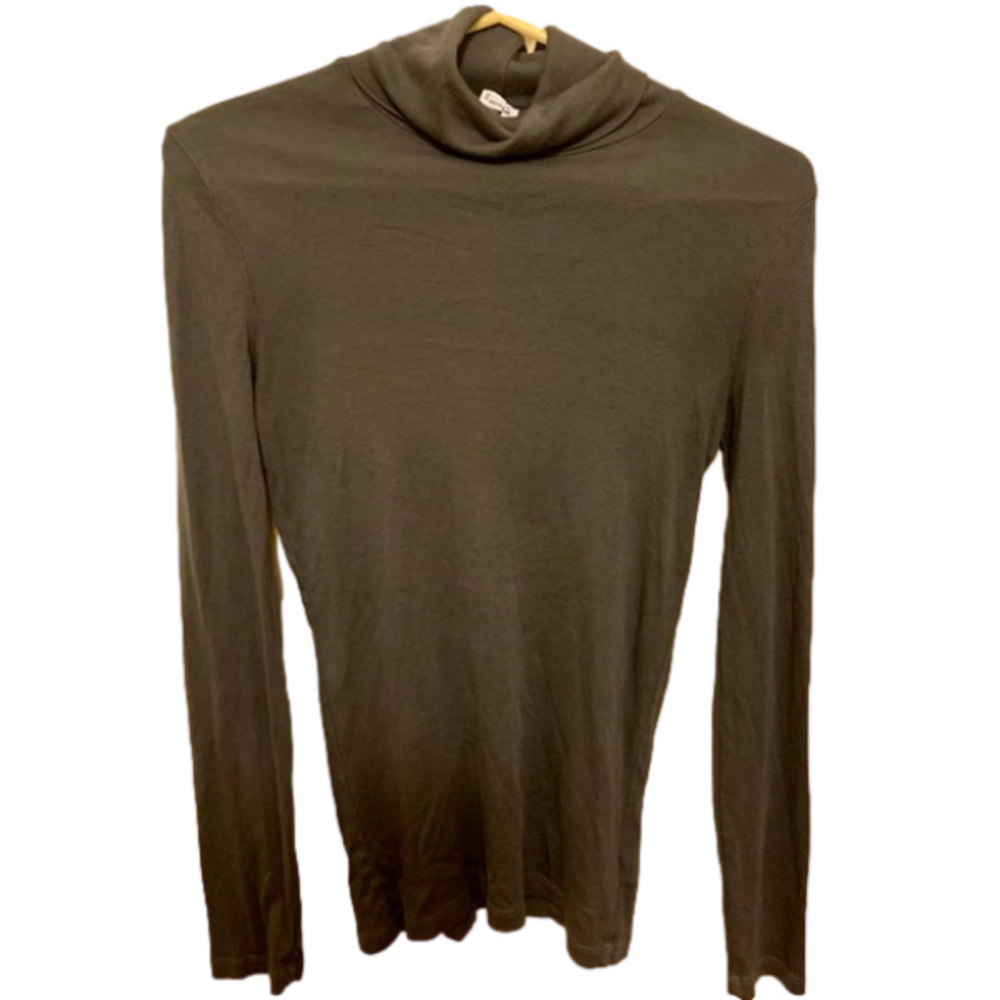 Splendid gray supima cotton turtleneck- medium
